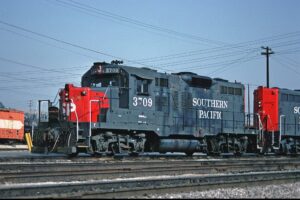SP_3709_CraigWalker SP 3709 at Taylor Yard in Los Angeles, CA on May 14, 1982. Craig Walker Photo.