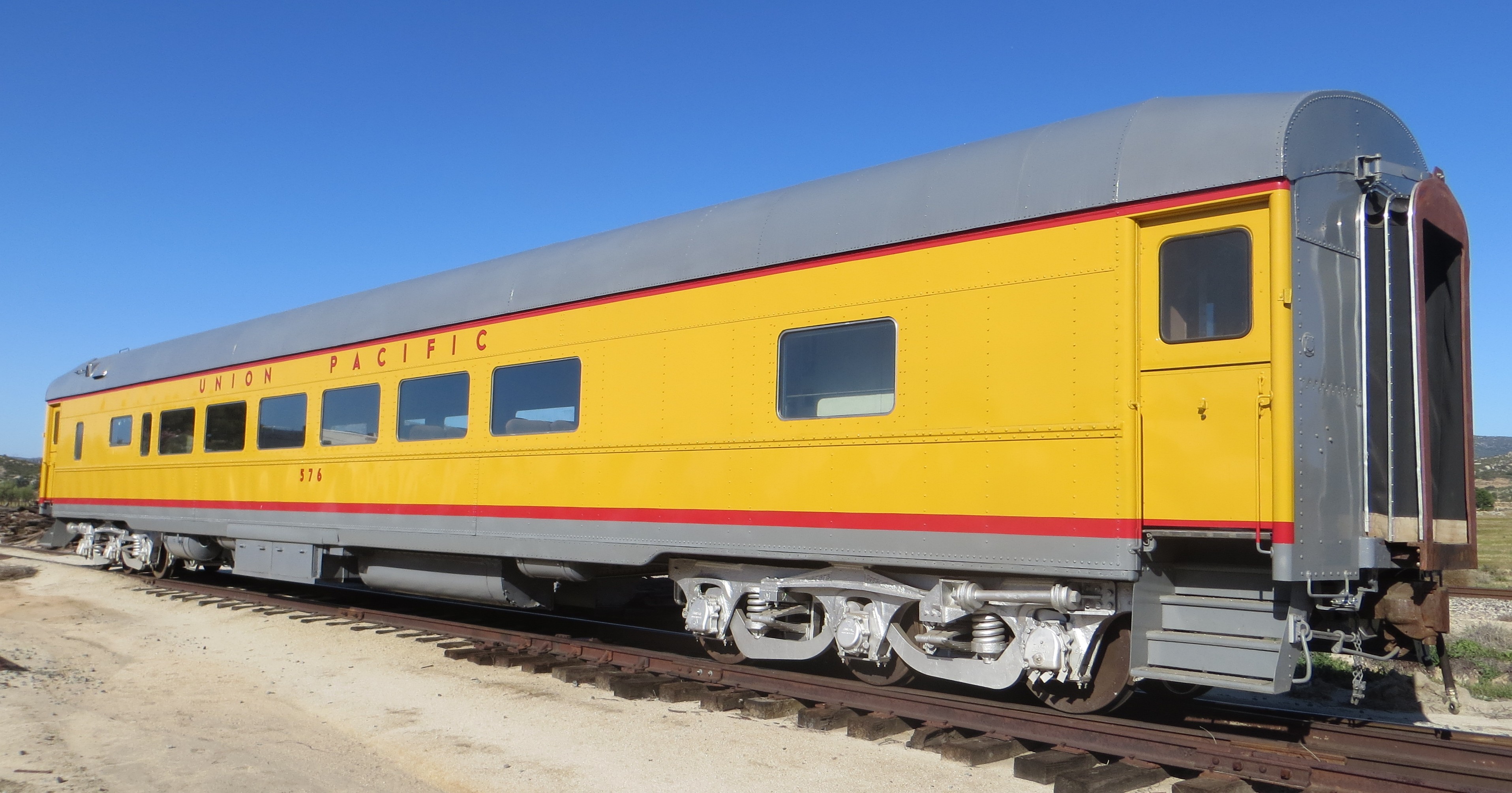 UNION PACIFIC RAILROAD 576 Pacific Southwest Railway Museum